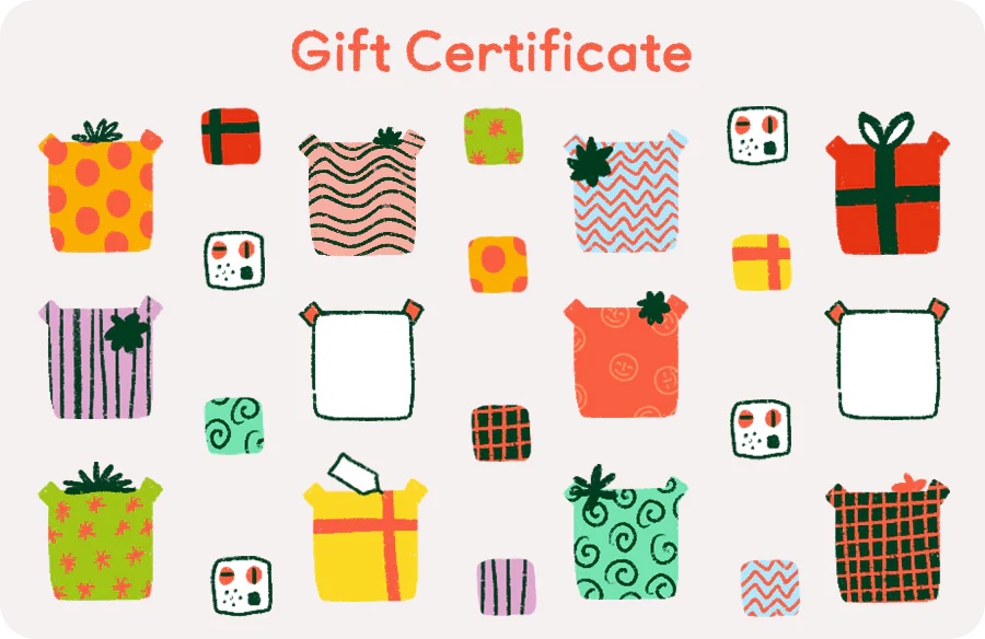 Gift Certificate 1 Gift Certificate